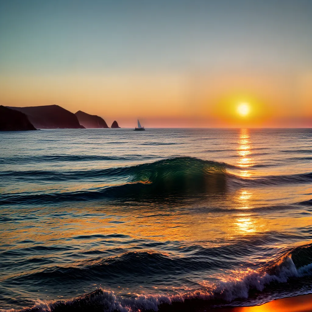 Desempenho dos Sonhos: O que Significa Sonhar com o Mar 2 Fotos pordosol oceano veleiro serenidade 2