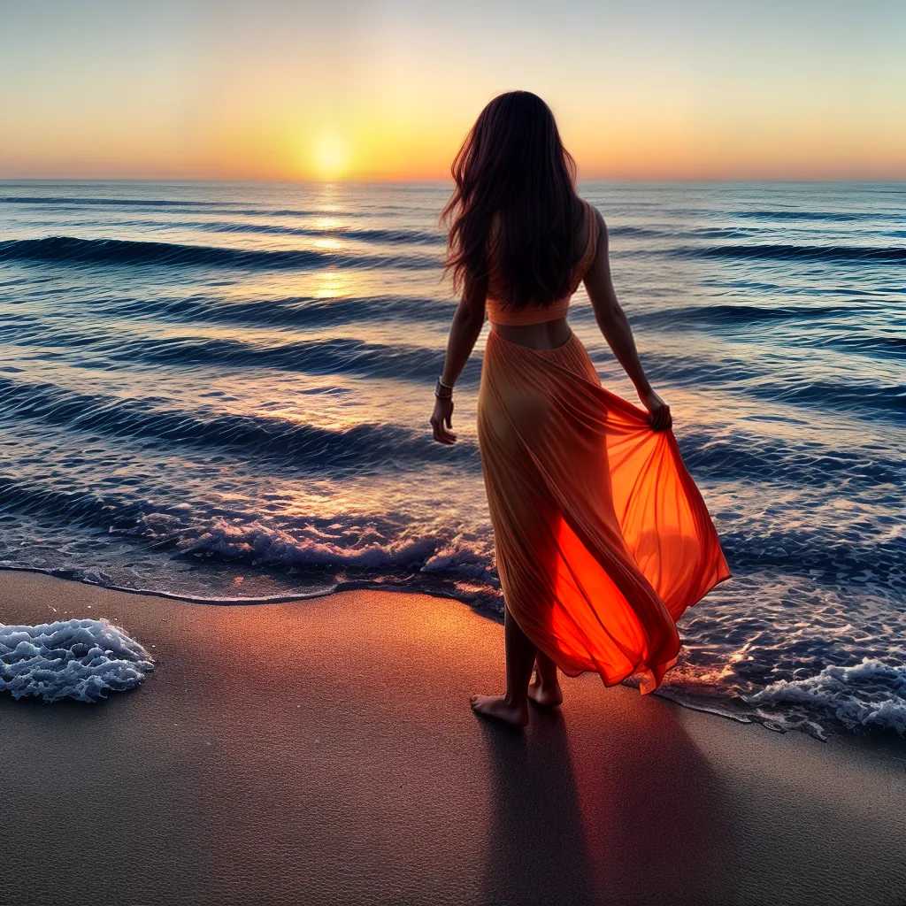 Fotos pordosol praia onda serenidade recomeco