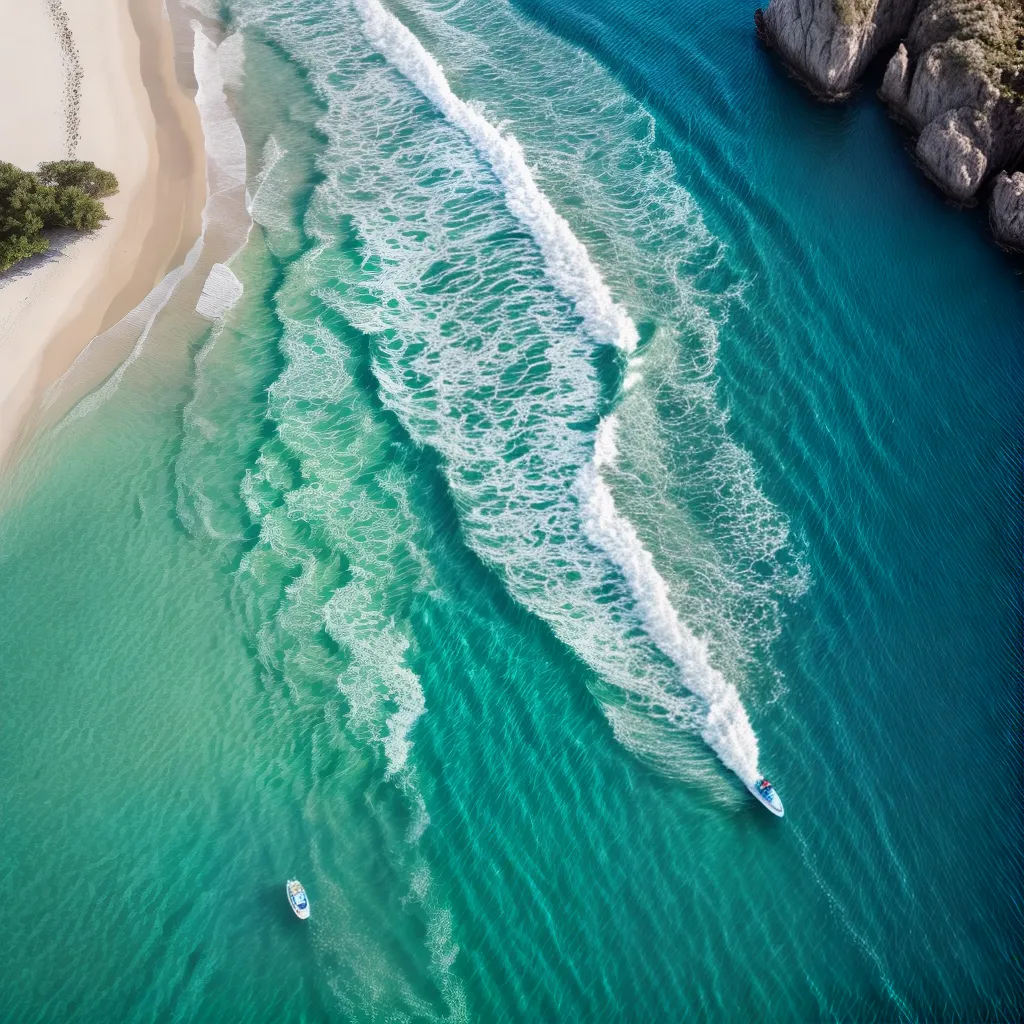 Mar Azul: Qual a Interpretação do Sonho de Águas Claras? 3 Fotos praia branca mar azul solidao