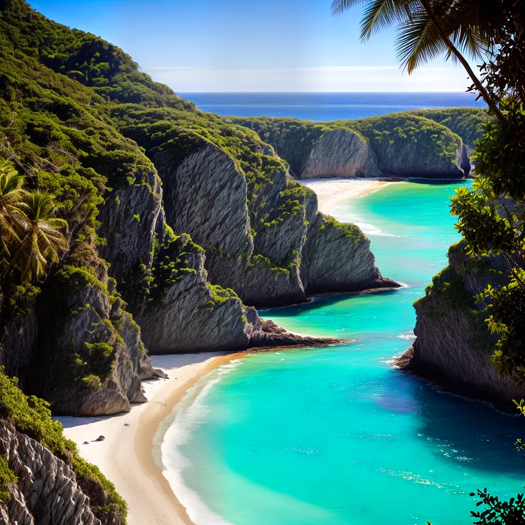 Desvendando os Sonhos: Significado de Sonhar com Praias Secretas 6 Fotos praia clara turquesa paz serenidade