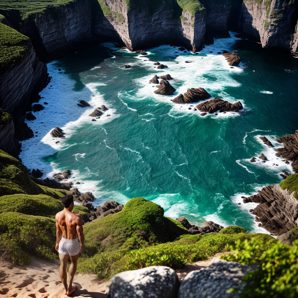 Fotos praia cliff verde sonho