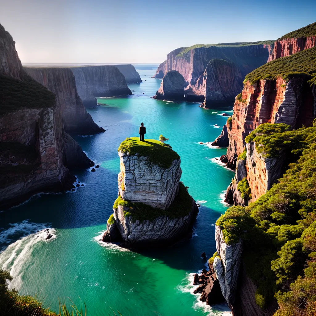 Desvendando os Sonhos: Significados de Sonhar com Praias Secretas 6 Fotos praia cliffs agua cristalina misterio