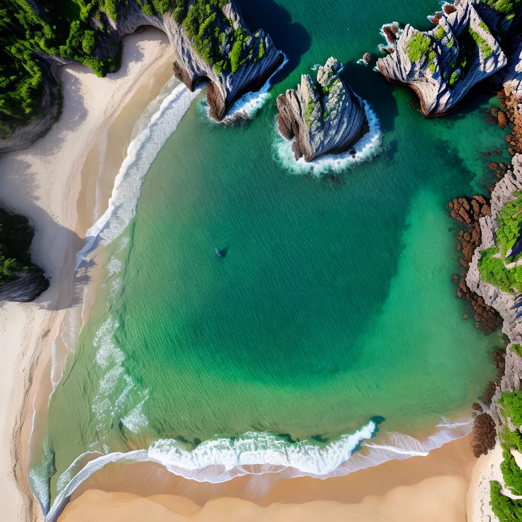 Fotos praia cristal agua areia serenidade