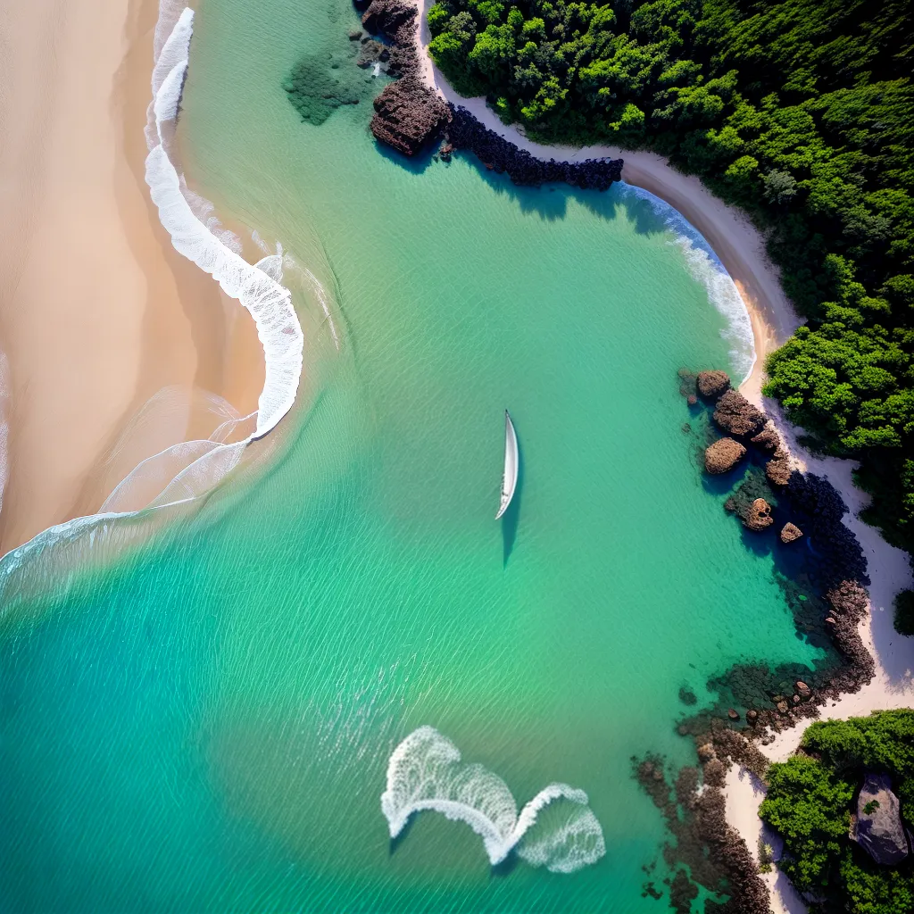 Significado de Sonhar com Compaixão e Harmonia na Praia Secreta 6 Fotos praia cristal agua delfins serenidade