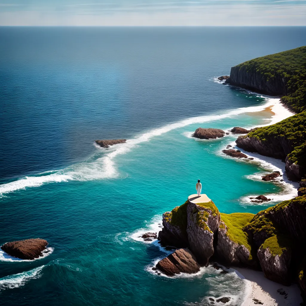 Mistérios do Mar: Entenda os Sonhos com Praias e Suas Interpretações 4 Fotos praia cristal agua horizonte solidao 1