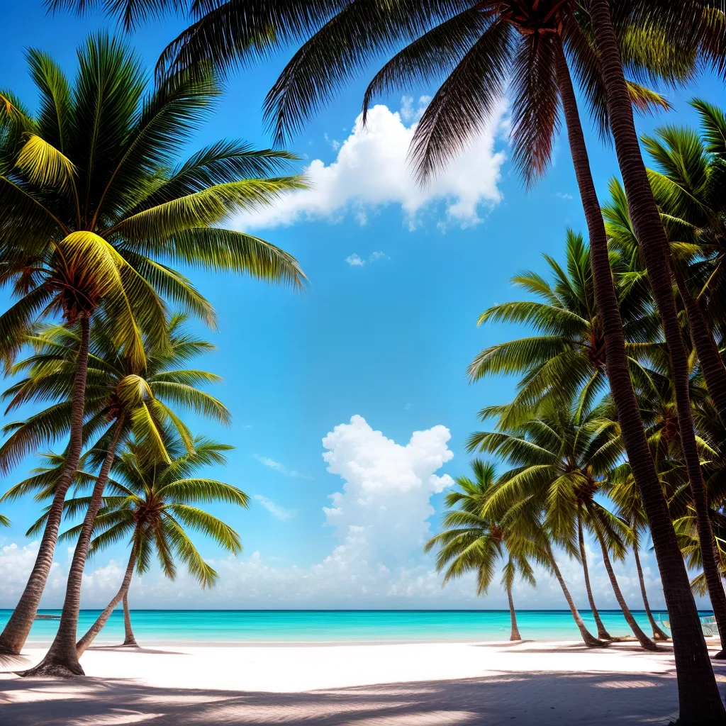 Filatéia Aquática: Entenda o Significado de Sonhar com Praias Paradisíacas 4 Fotos praia cristal palmeiras serenidade