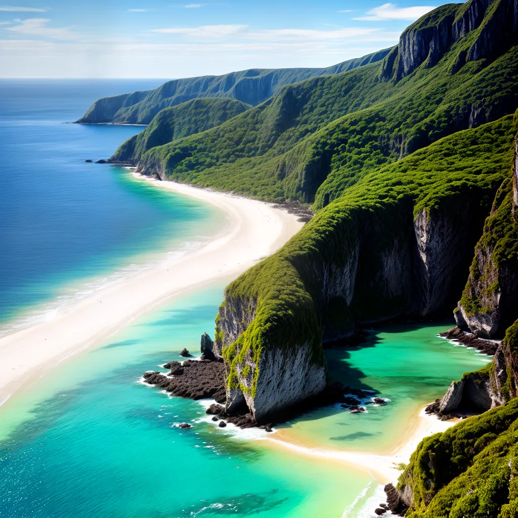 Descoberta Pessoal - Significado de Sonhar com Praias Intocadas 2 Fotos praia cristal vegetacao paz