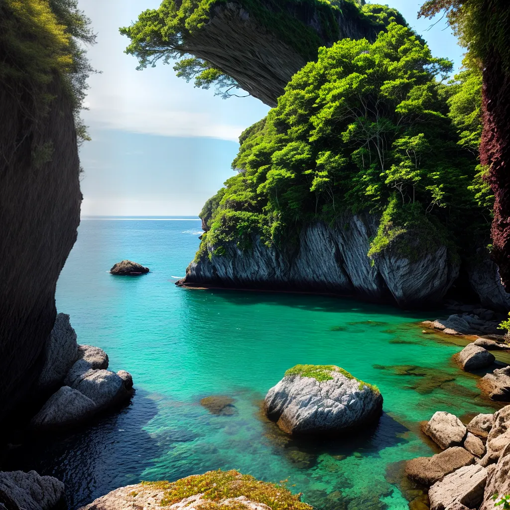 Fotos praia cristal verde cliff solidao 3
