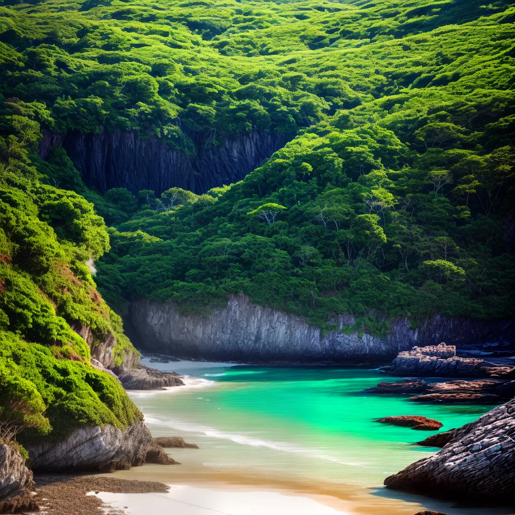 Significado dos Sonhos: Descubra o que Seu Sonho sobre a Praia Secreta Quer Dizer sobre Renovação da Alma. 2 Fotos praia cristal verde renovacao