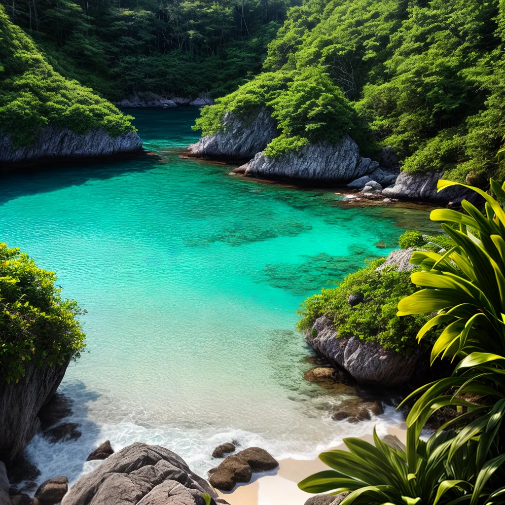 Sonho com Praias Secretas: Significados Profundos e Revelações Ocultas 6 Fotos praia cristal verde serenidade 1