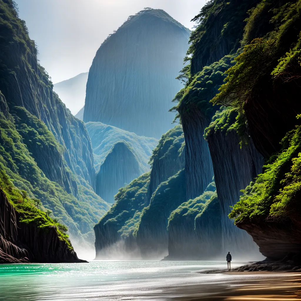 Sonho com Praias Secretas: Significados Profundos e Revelações Ocultas 2 Fotos praia cristalina cliff solidao