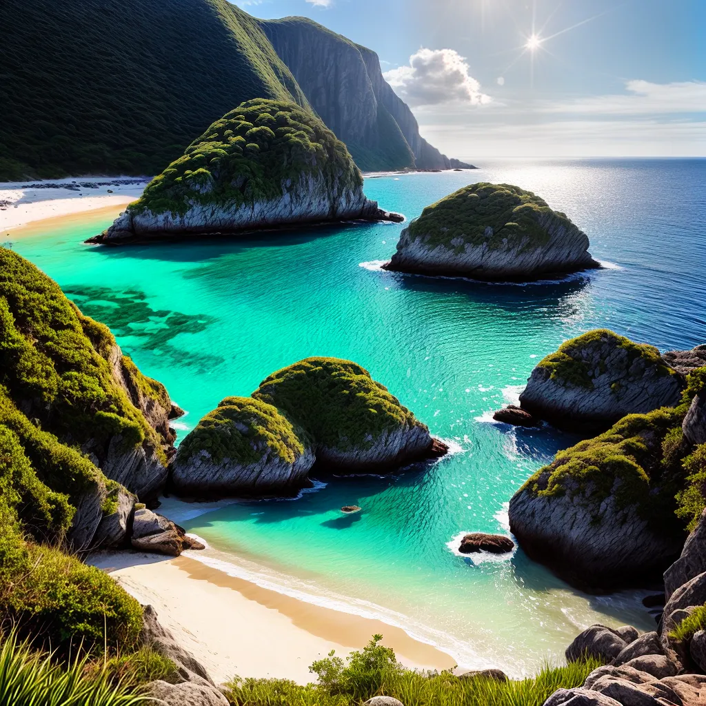 Descubra o significado de sonhar com praias em turismo sustentável. 4 Fotos praia cristalina natureza sustentavel 1