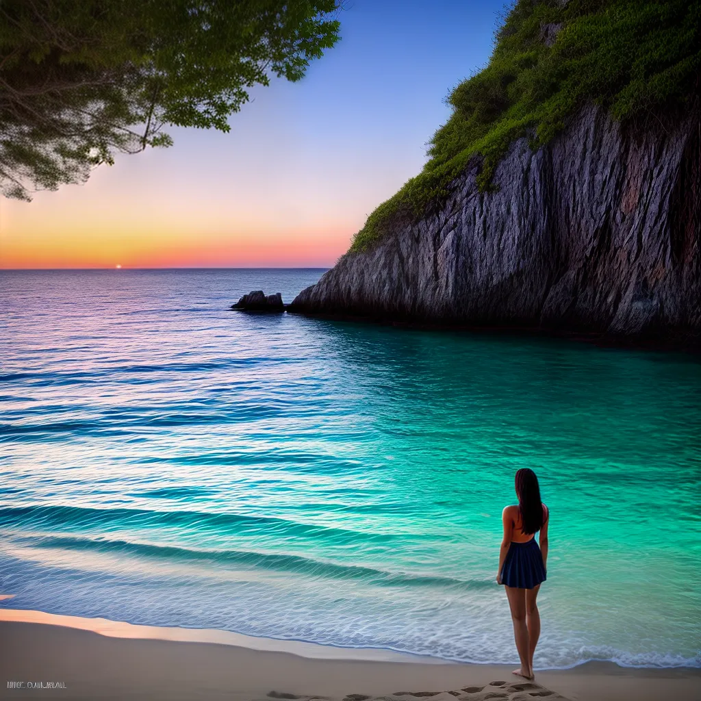 Praias Secretas e Sonhos: O que seu Subconsciente Quer te Dizer com Imagens Reveladoras? 4 Fotos praia cristalina paz barco sol