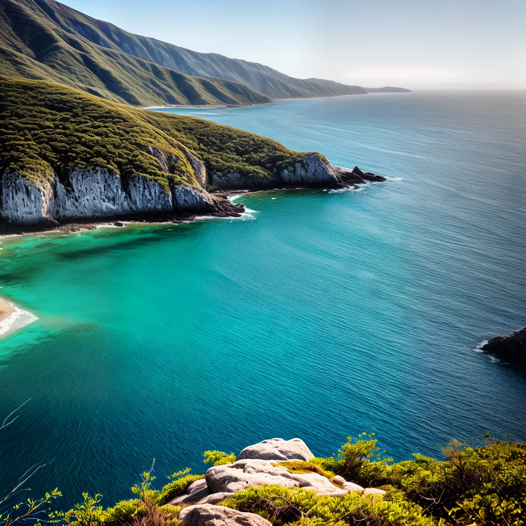 Descubra Qual o Significado de Sonhar com o Mar Azul Cristalino e Prainhas Desertas 4 Fotos praia cristalina serenidade vista alta