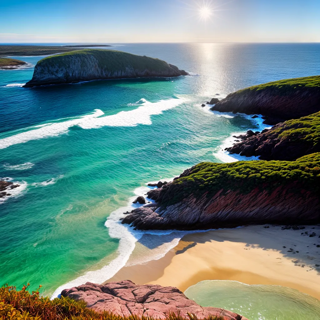Descubra o Significado de Sonhar com Praia Limpa 3 Fotos praia cristalina sol gaivotas paz