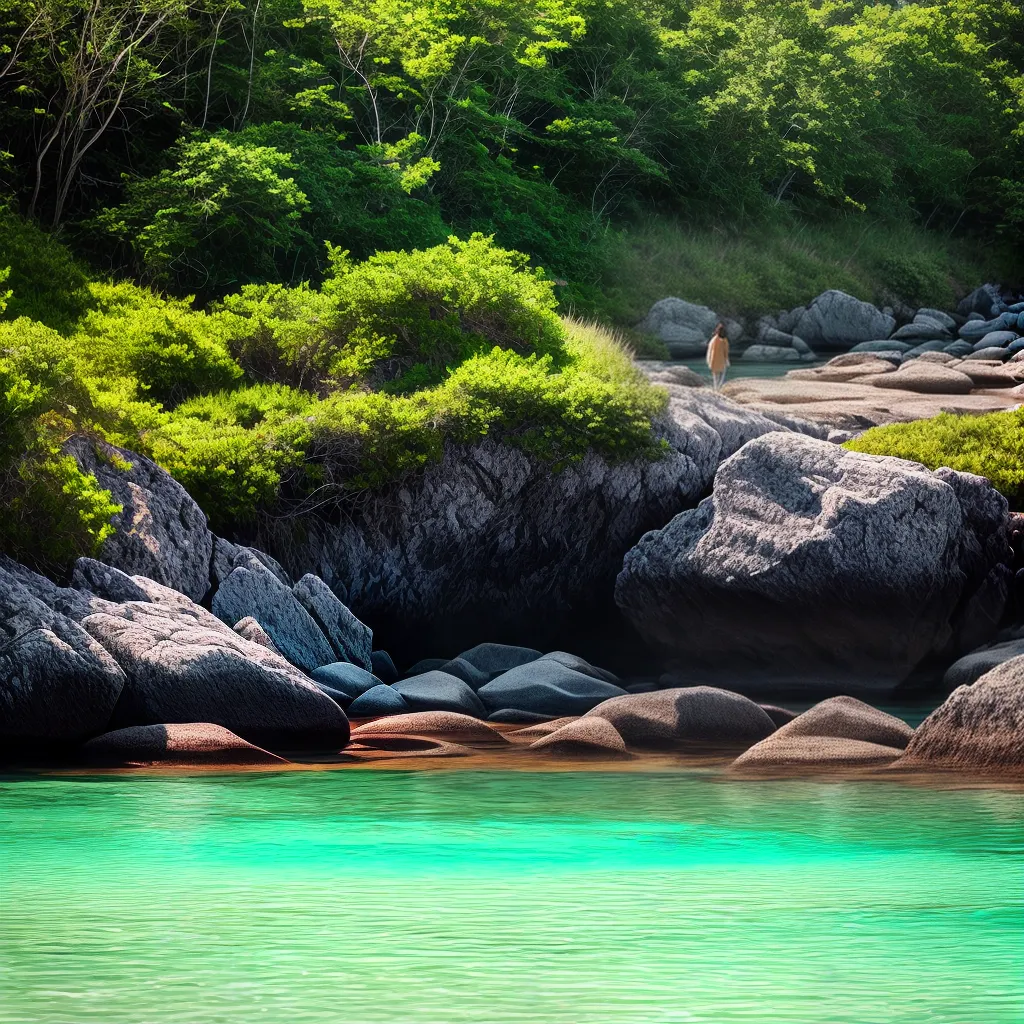 Explorando o inconsciente: Significado dos sonhos de Praias Secretas 4 Fotos praia cristalina solitario aventura 1