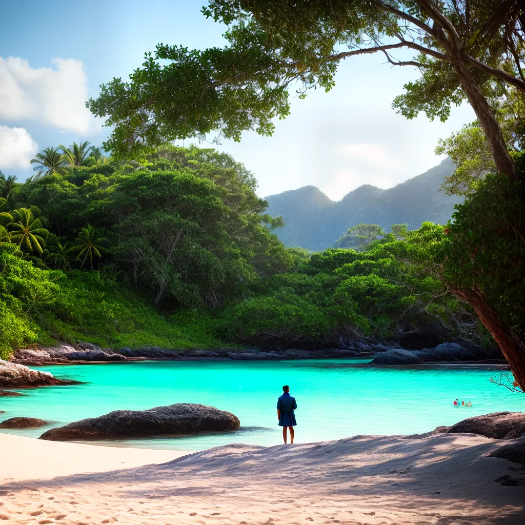 O que significa sonhar com praias paradisíacas e roteiros turísticos. 3 Fotos praia cristalina solitario horizonte