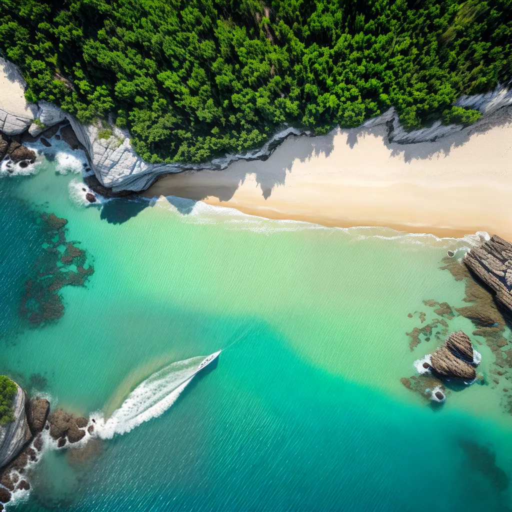 Fotos praia cristalina sossego veleiro horizonte