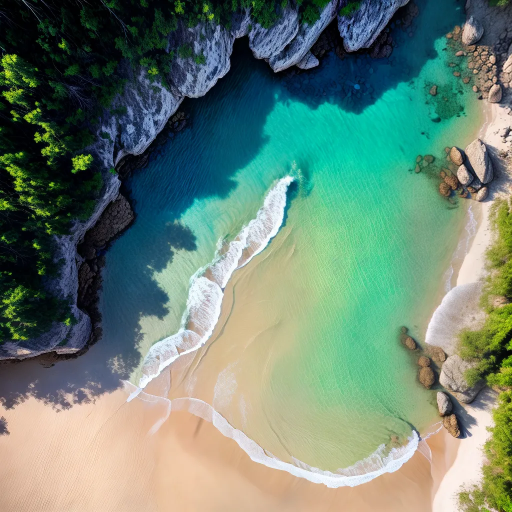 Descoberta Pessoal - Significado de Sonhar com Praias Intocadas 3 Fotos praia cristalina trilha autoconhecimento