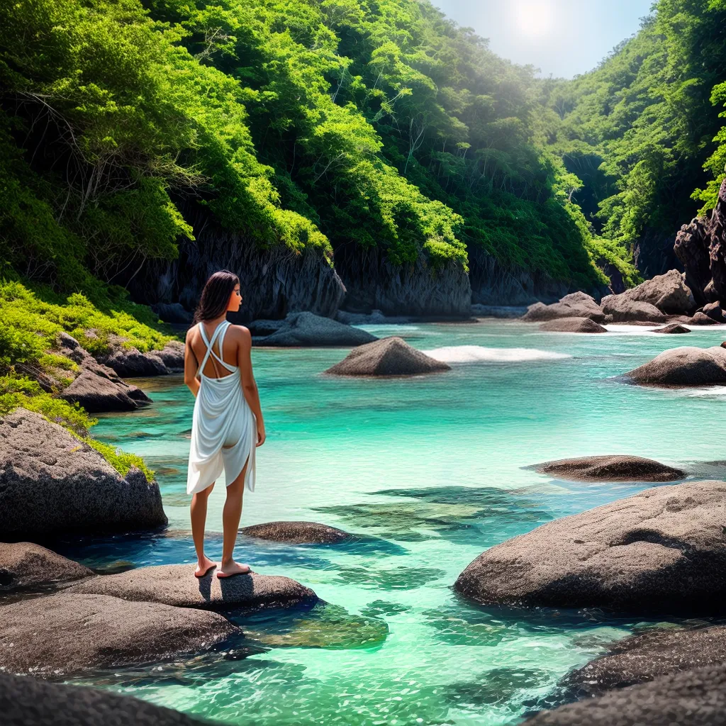Diretrizes dos Sonhos: Como interpretar seu sonho sobre Praias Secretas 3 Fotos praia cristalina verde serenidade sonhos