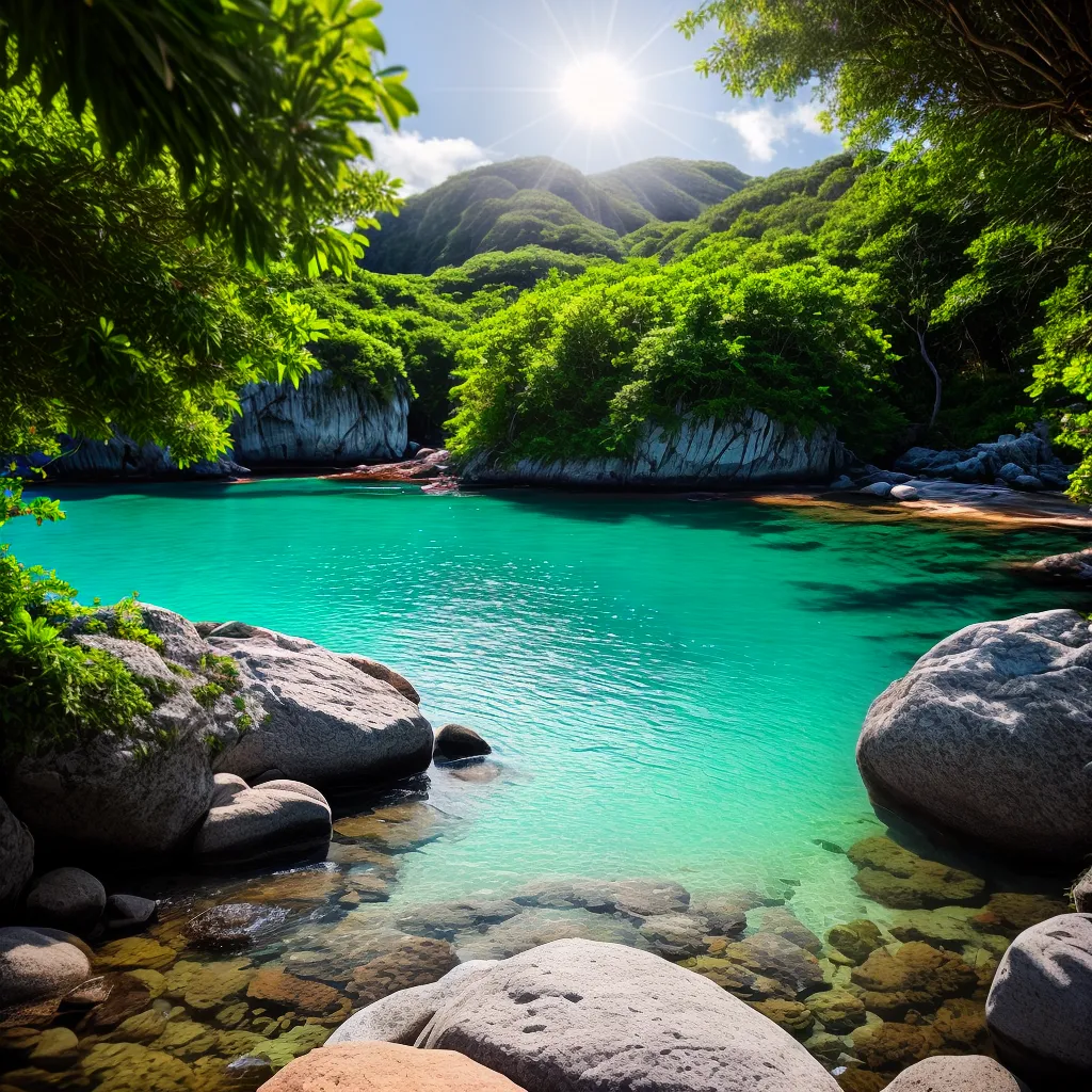 Sonhos com Praias Secretas: O que Significam? 5 Fotos praia escondida agua cristalina natureza