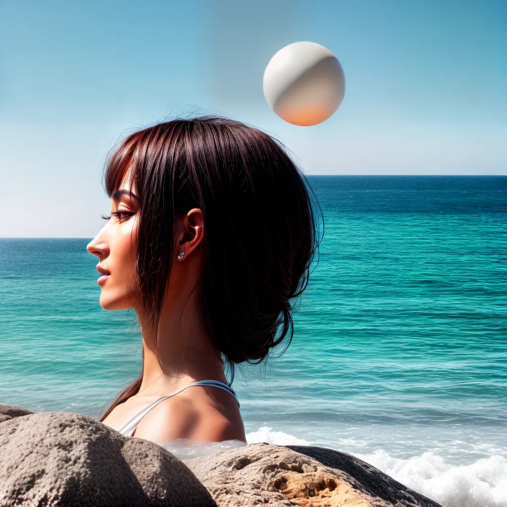 Descubra o que significa sonhar com Metade da Esfera 5 Fotos praia horizonte mundo onirico