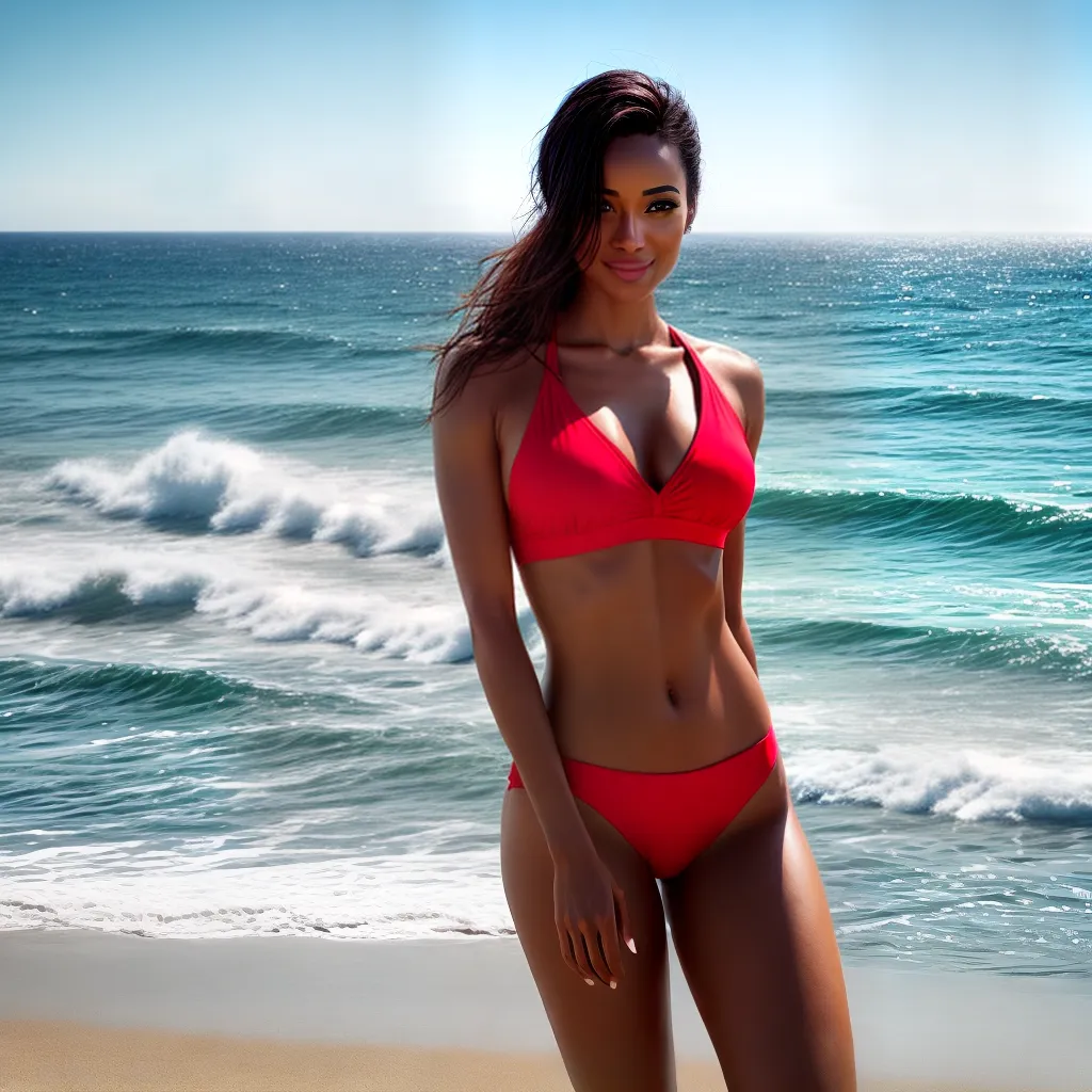 Significado de Sonhar com Traje de Banho: Descubra Aqui! 4 Fotos praia mulher confiante vermelho sol