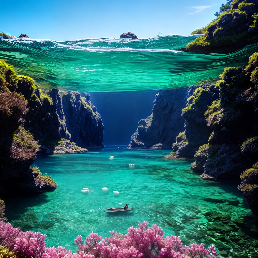 Fotos praia nadador peixes mergulho subconsciente
