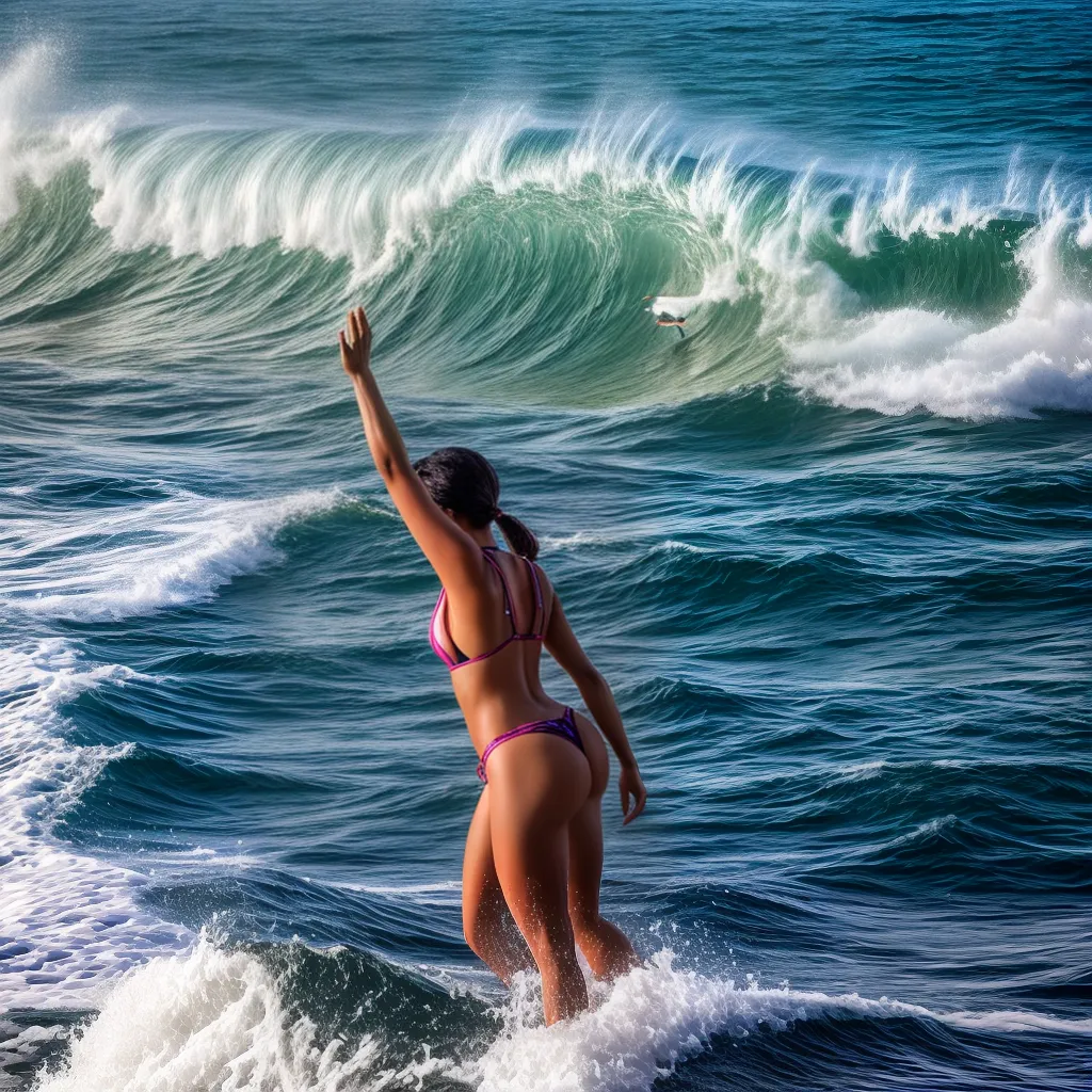 Fotos praia oceano delfins serenidade