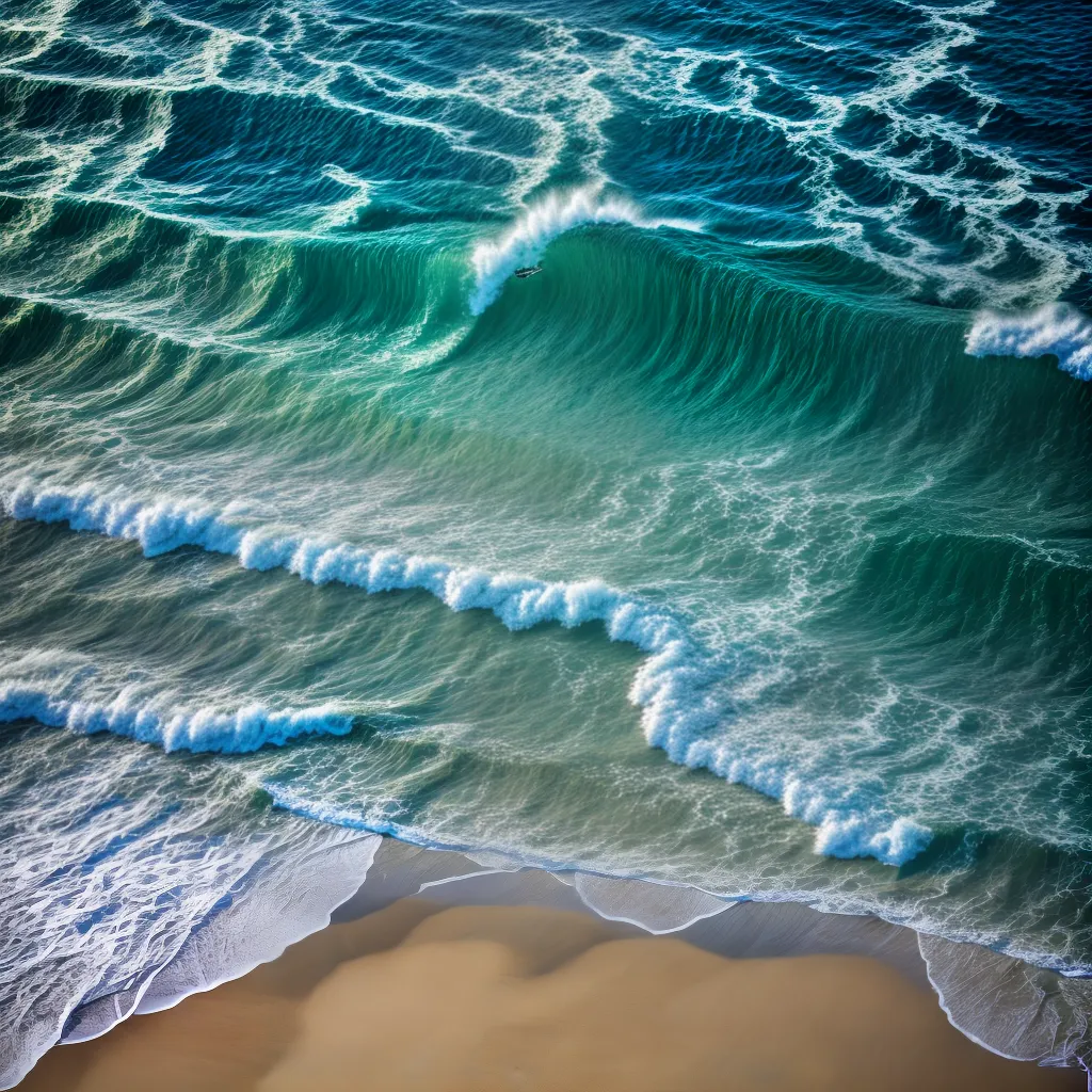 Fotos praia oceano ondas misterio poder