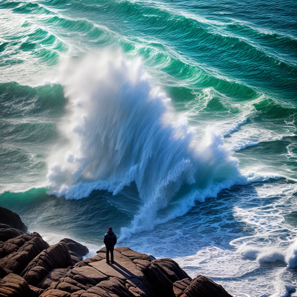 Fotos praia olhos fechados aceitacao ondas