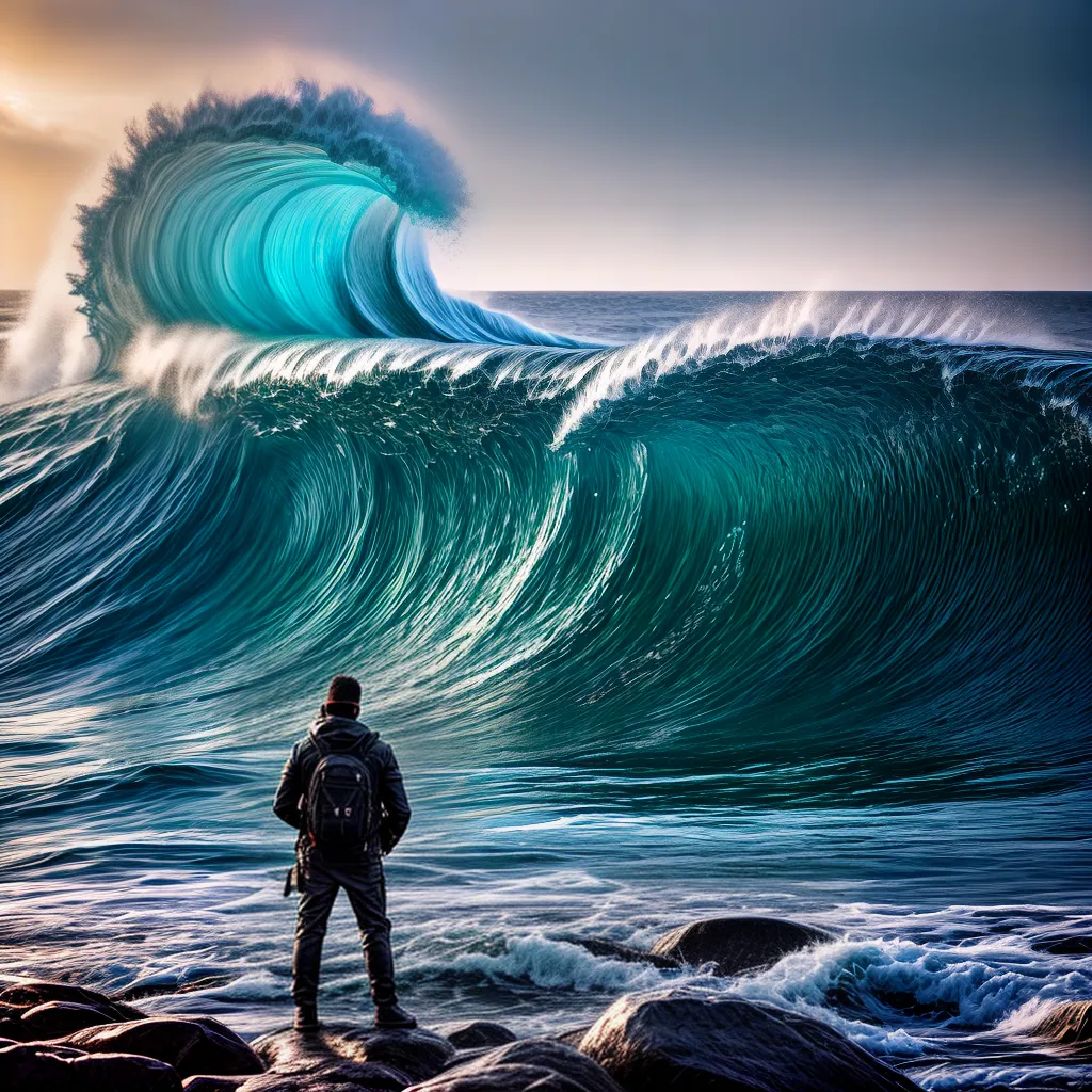 ificado de Sonhar com Tsunami: Mensagens do Inconsciente Reveladas 3 Fotos praia onda poderosa subconsciente