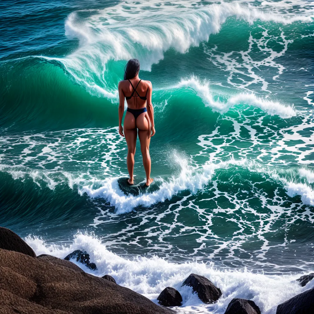 Fotos praia ondas contemplacao meditacao