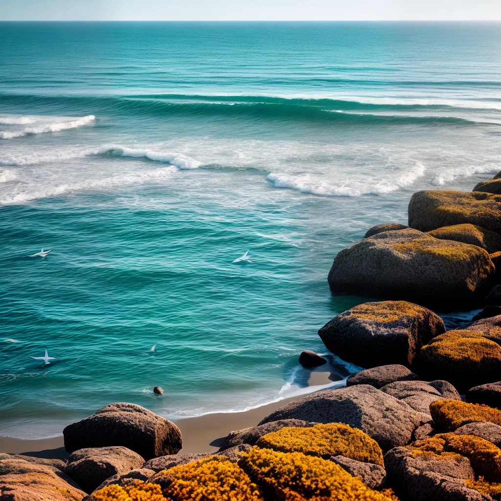 Compreendendo o Significado de Sonhar com Mar e Praia 3 Fotos praia ondas gaivotas horizonte tranquilidade