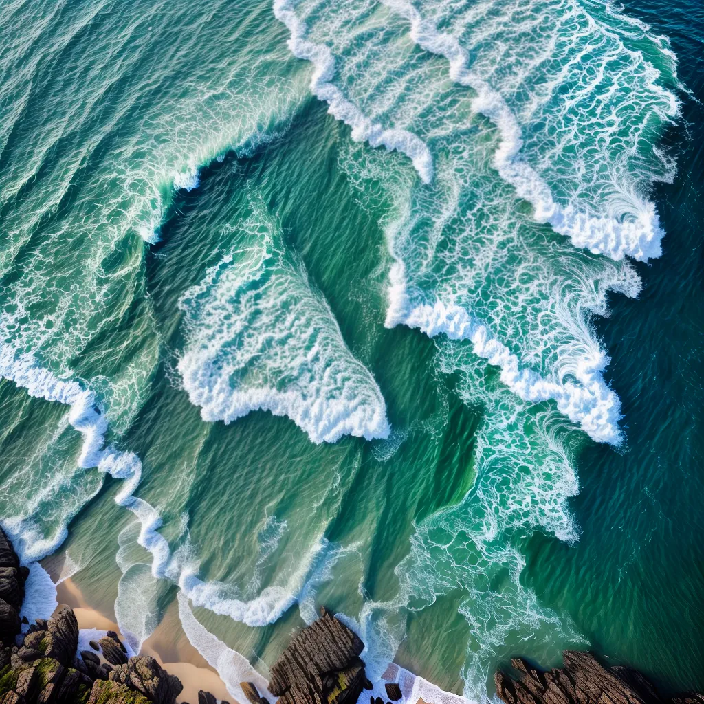 Fotos praia ondas serenidade meditacao 1