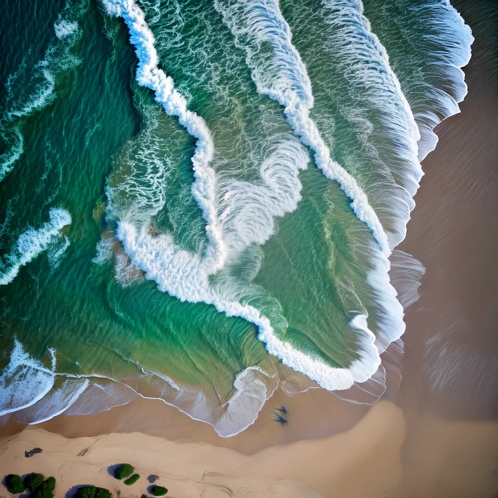 Qual o Significado de Sonhar com Ondas e Serenidade na Praia 3 Fotos praia ondas serenidade paz