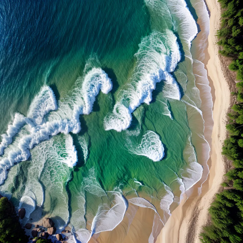 Fotos praia ondas serenidade solitario