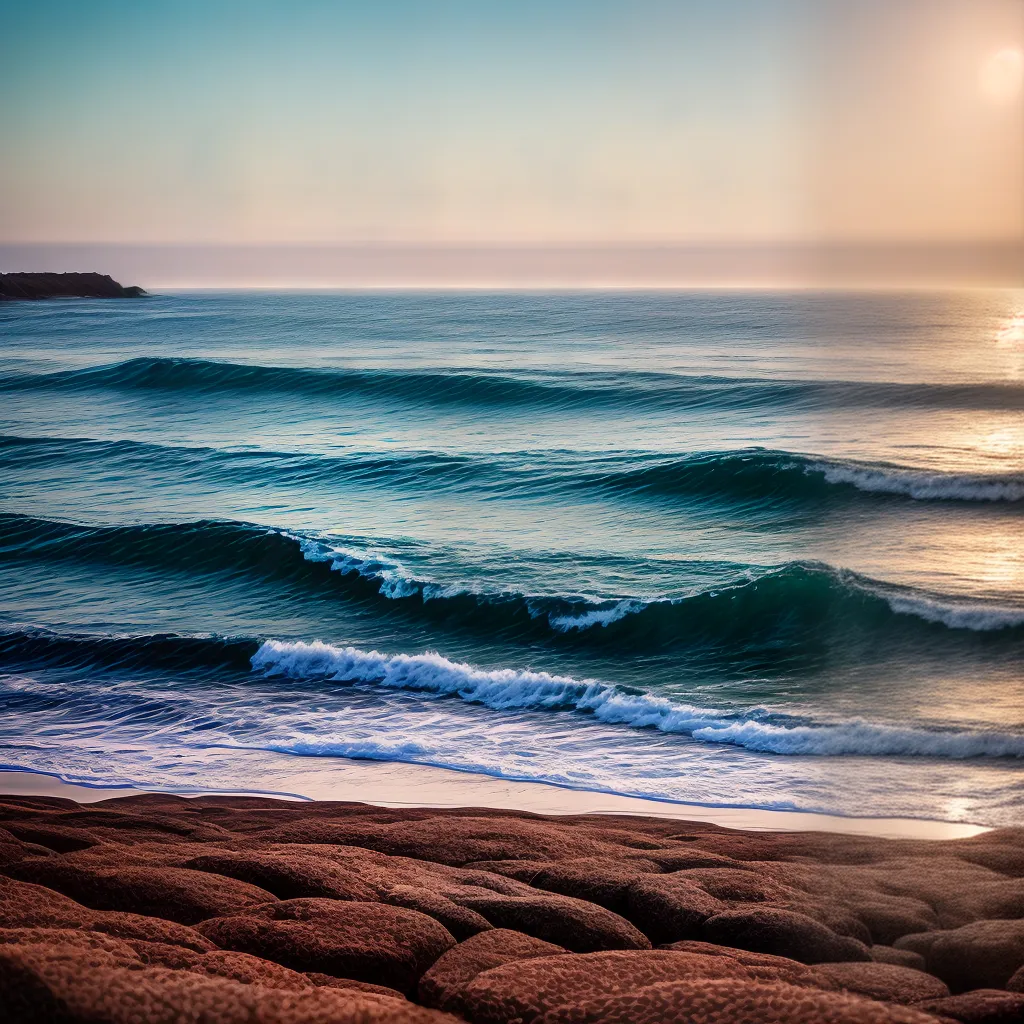 Fotos praia ondas sonho serenidade