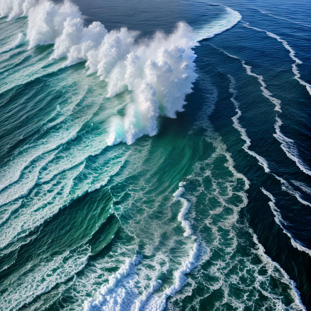 Sonhar com Ondas Grandes: Entendendo as Mensagens do Subconsciente 2 Fotos praia ondas turbulentas desafios