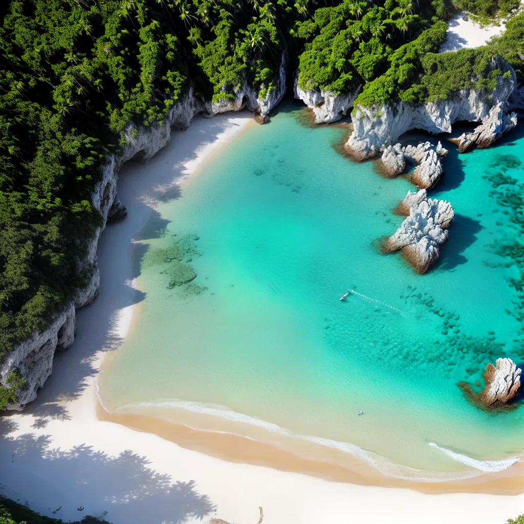 Fotos praia paraiso azul branco palmeiras