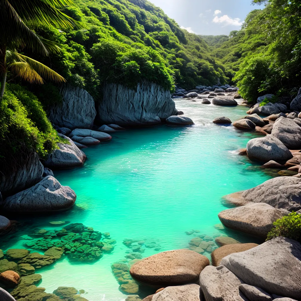 Desvendando os Sonhos: Significado de Sonhar com Praias Secretas 3 Fotos praia paraiso escondido agua cristalina 1