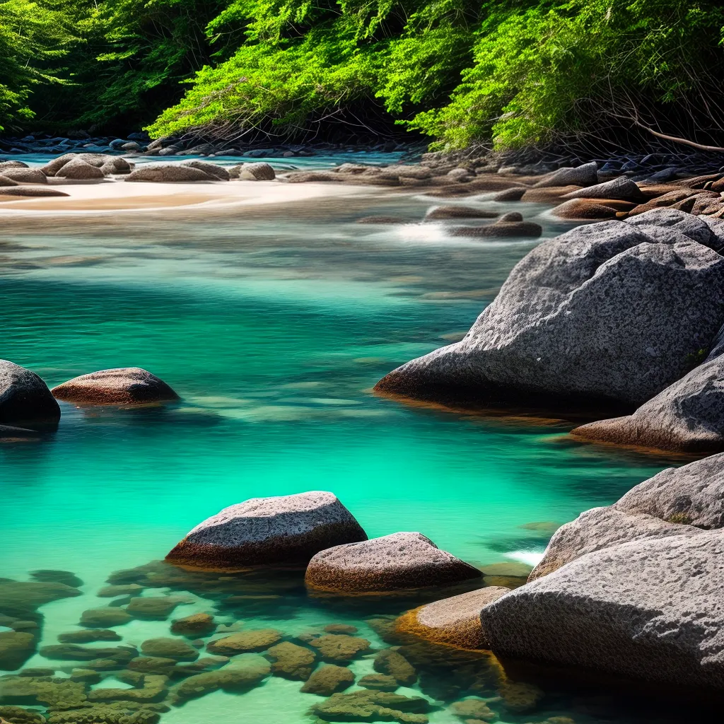 Descubra o Significado de Sonhar com a Beleza Embrenhada das Praias Secretas 5 Fotos praia paraiso escondido agua verde