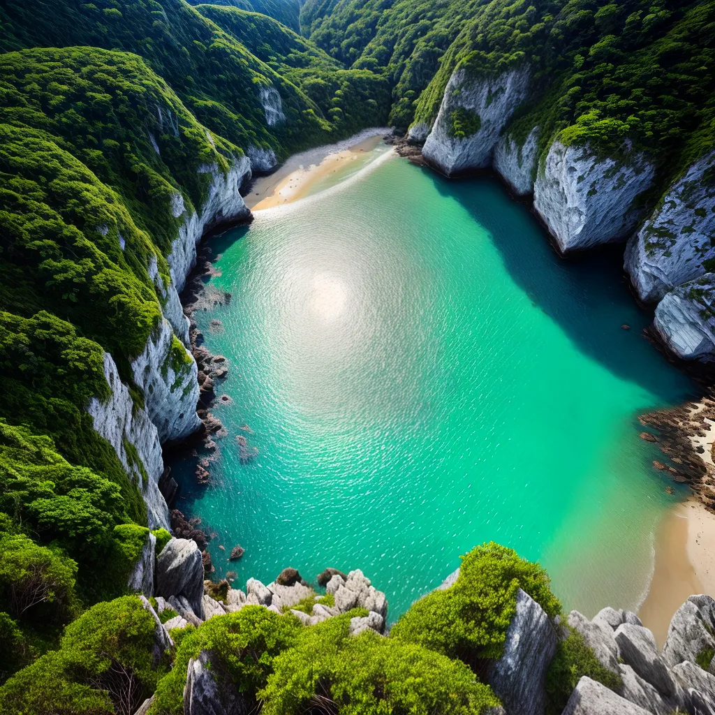 Descubra Qual o Significado de Sonhar com o Mar Azul Cristalino e Prainhas Desertas 3 Fotos praia paraiso sossego natureza