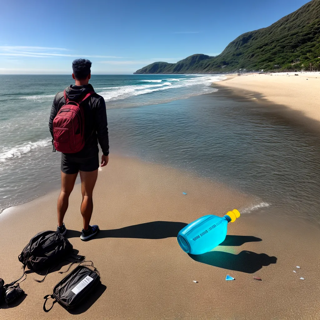 Fotos praia poluida garbage turismo irresponsavel