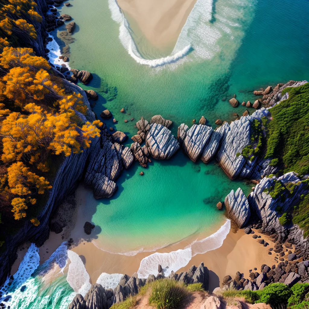 Descubra o Significado de Sonhar com Praias Secretas e Contraluz 6 Fotos praia por do sol cenico cala descoberta