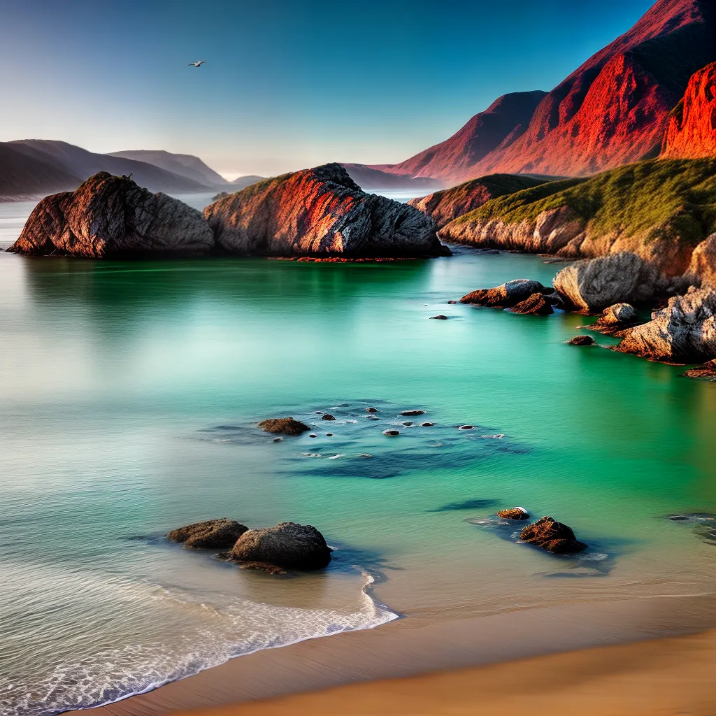Descubra os significados mais comuns de sonhar com Praias. 5 Fotos praia por do sol onda gaivota 1