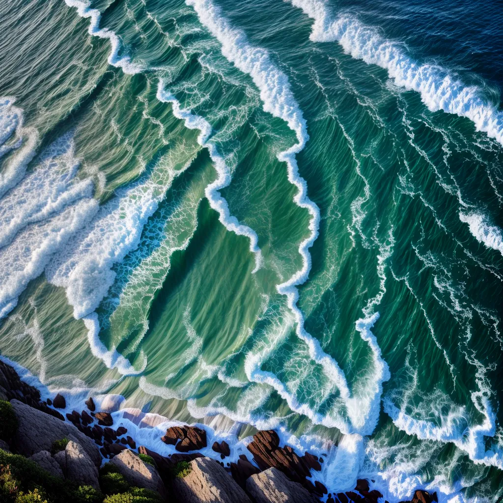 Fotos praia por do sol ondas serenidade 2
