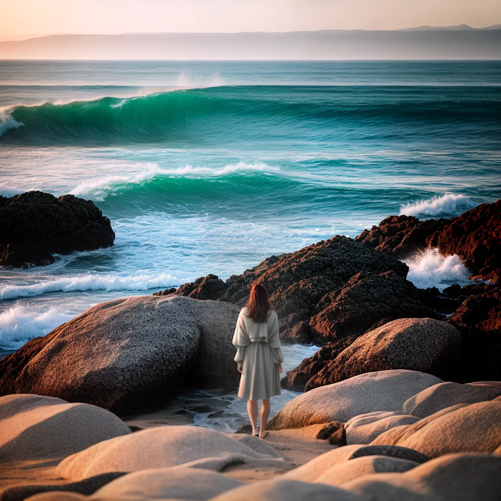 Desvendando o Oceânico - O que Significa Sonhar com o Mar? 6 Fotos praia por do sol solidao reflexao gaivotas
