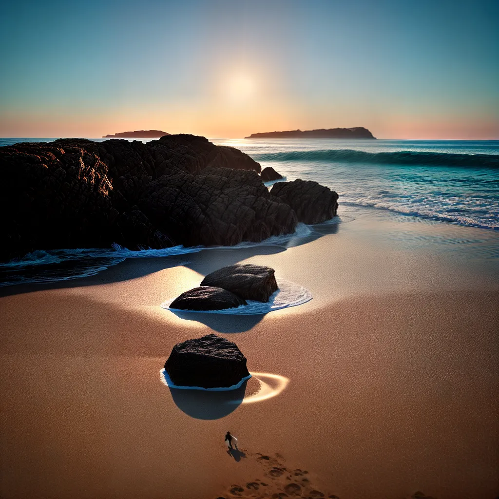 Fotos praia por do sol solidao