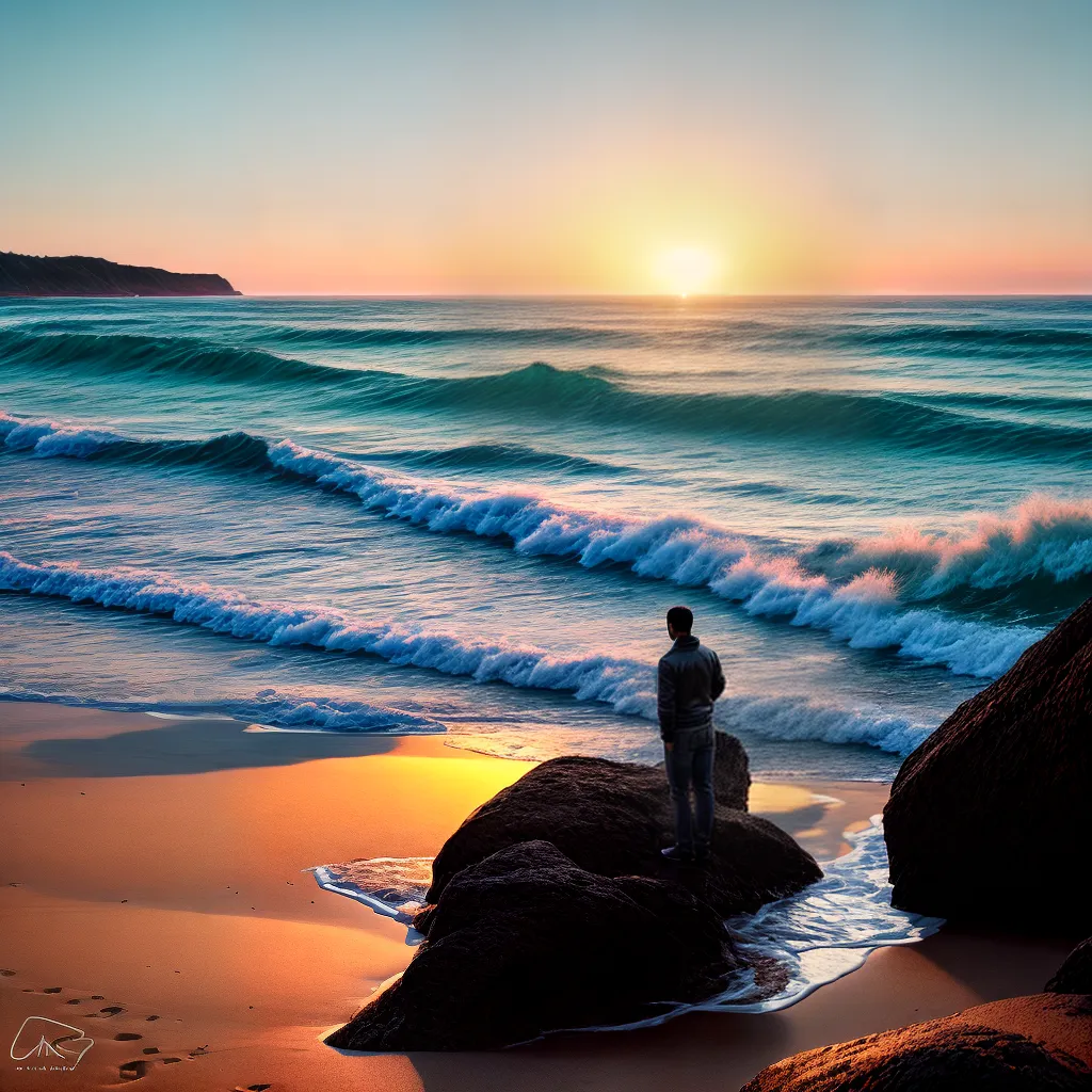 Qual o Significado de Sonhar com Ondas e Serenidade na Praia 5 Fotos praia por do sol solidao serenidade 6